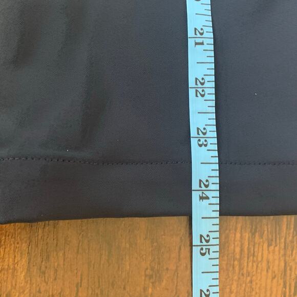 Melloday Navy Blue Cotton Blend V Neck Tunic Top Oversized XS - Picture 7 of 7